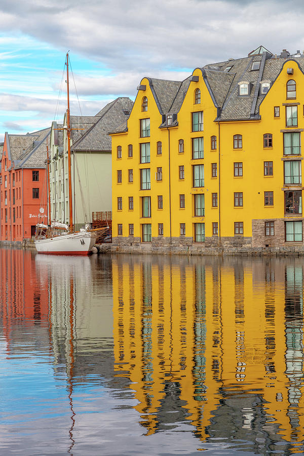 Reflections in Alesund Photograph by W Chris Fooshee