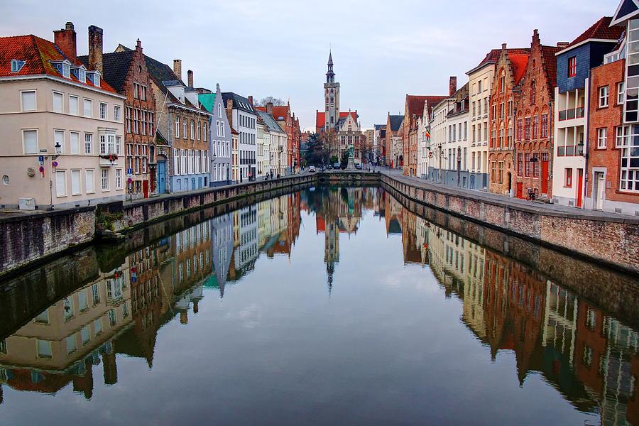 Reflections in Bruges Photograph by Allison Moore - Fine Art America