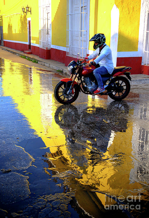 Reflections in Cuba Photograph by Jim Calarese