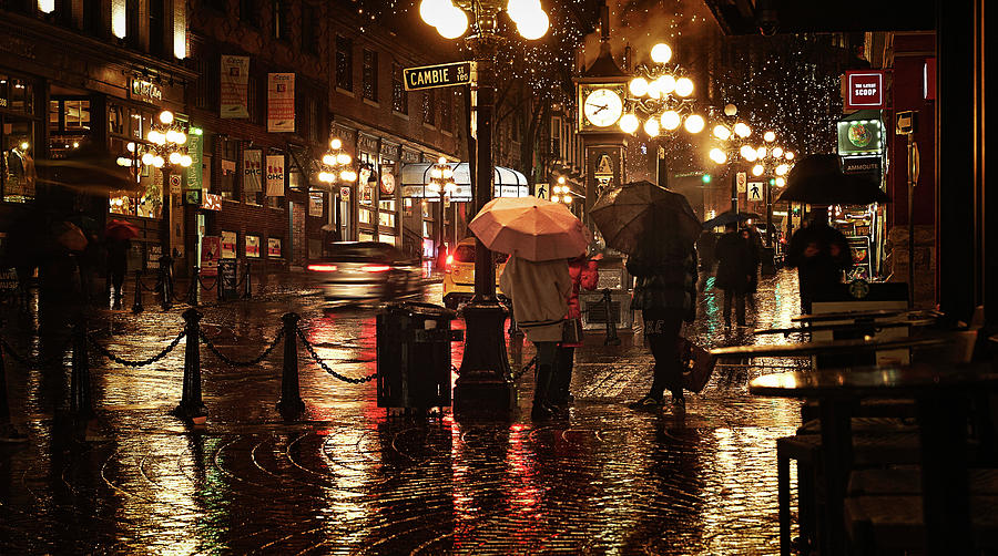 Reflections in Gastown Photograph by Cameron Wood