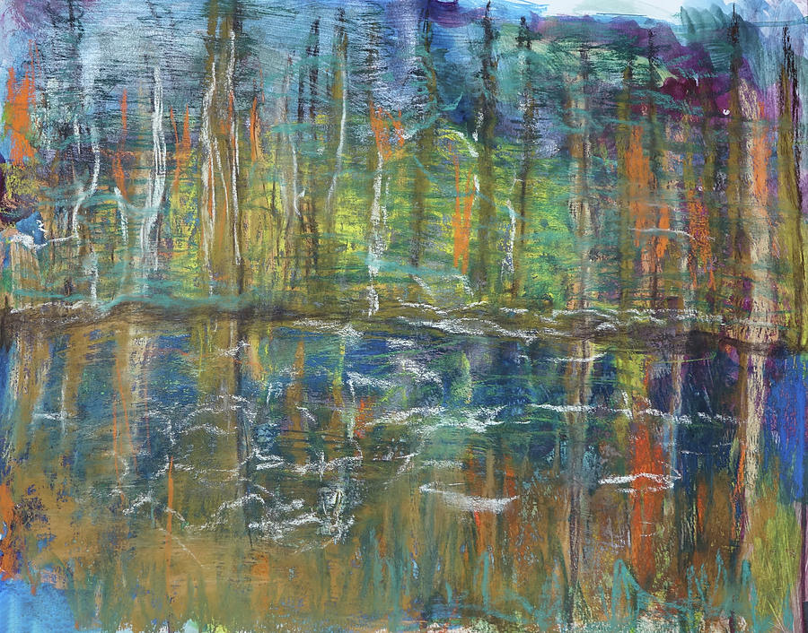 Reflections Landscape CAC  Painting by Cathy Anderson