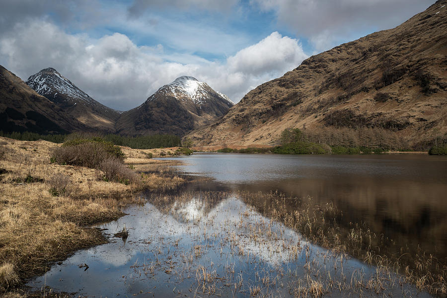 Reflections, Lochan Urr, Scotland, UK Photograph by Sarah Howard