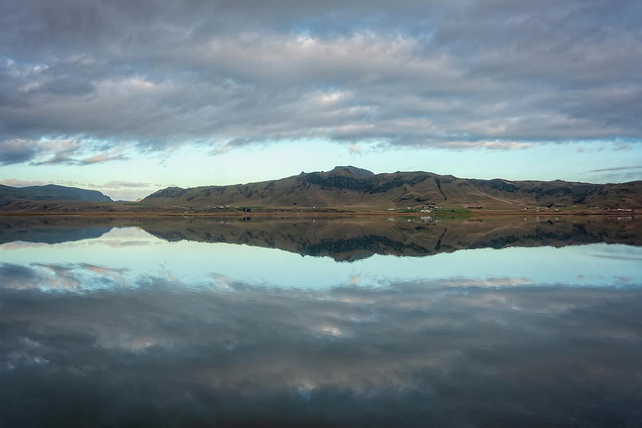 Reflections near Dyrholaey Iceland Photograph by Catherine Reading