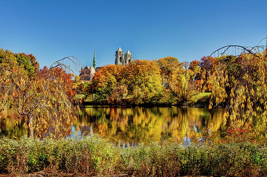 Reflections of autumn at Branch Brook Park in Newark, New Jersey 2 ...