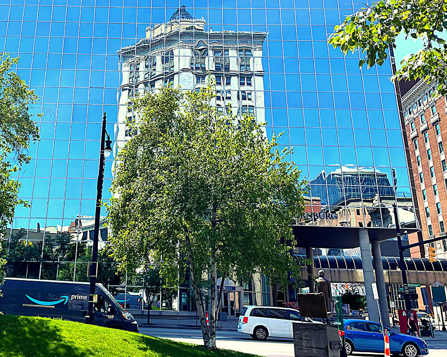Reflections of Downtown Photograph by Lee Darnell