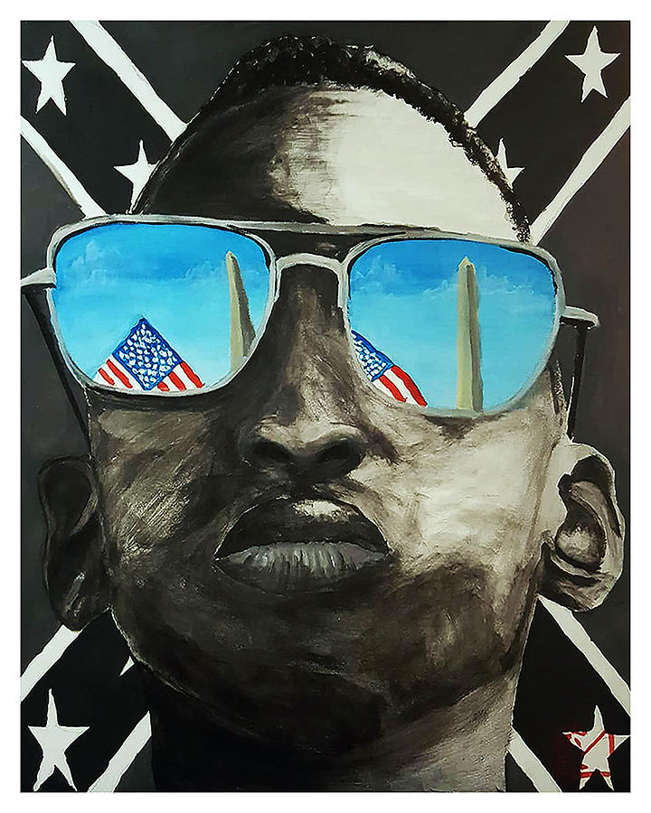 Reflections Of Freedom Painting by Rodney D Butler
