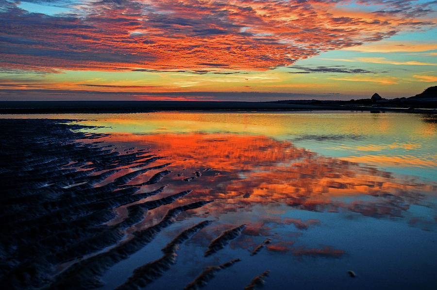 Reflections of Life -Cold Storage Beach Photograph by Dianne Cowen Cape Cod Photography