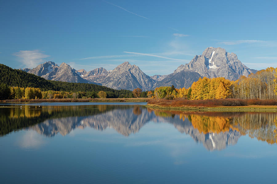 Reflections of Oxbow Bend Photograph by Tim Stanley