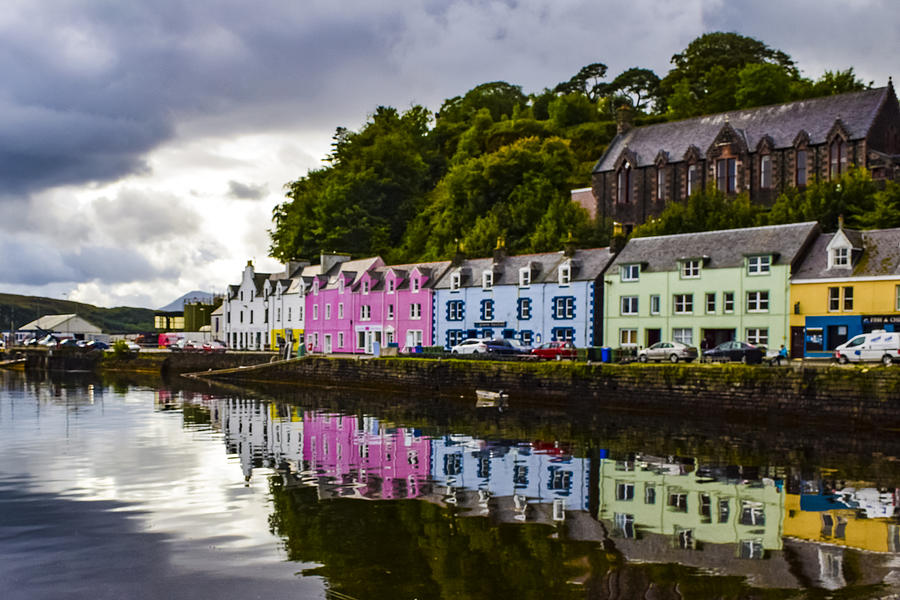 Reflections Of Portree Photograph