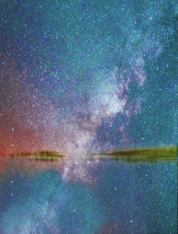 Reflections Of The Milky Way Painting