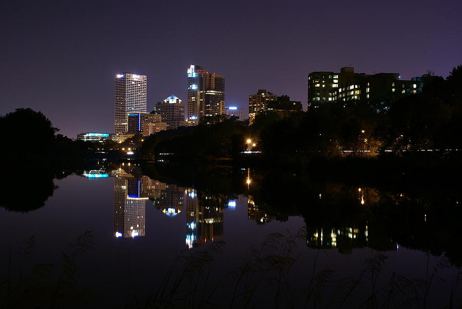 Reflections of the NIght Photograph by Deb Beausoleil