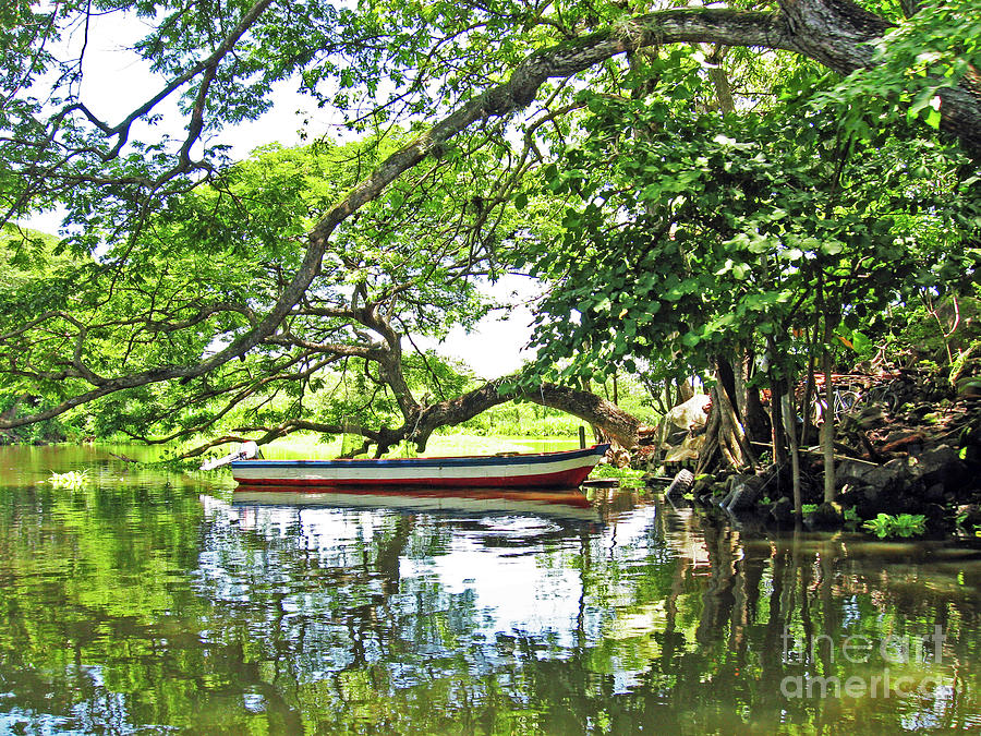 Reflections On Lake Nicaragua Photograph by Lydia Holly