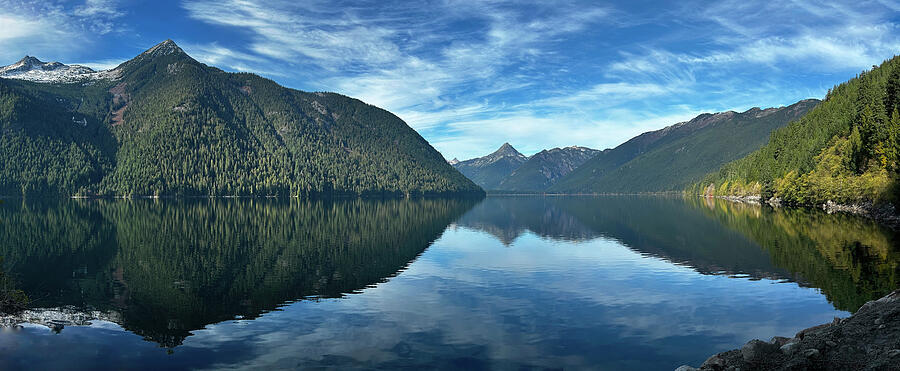 Reflections to Autumn - Chilliwack Lake, BC. Photograph by Ian McAdie