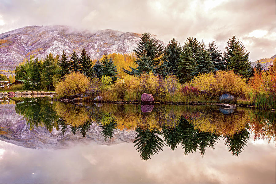 Reflective Morning - Aspen Colorado Photograph