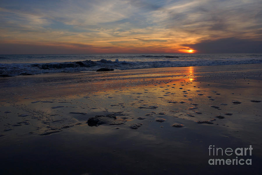 Reflective Rota Sunset Photograph by fototaker Tony