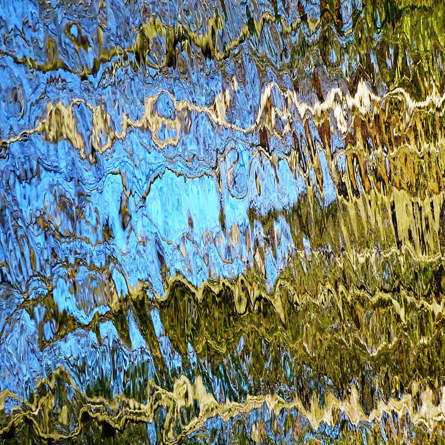 Abstract Photograph - Reflets Dans LEau 15 by Panoramic Images