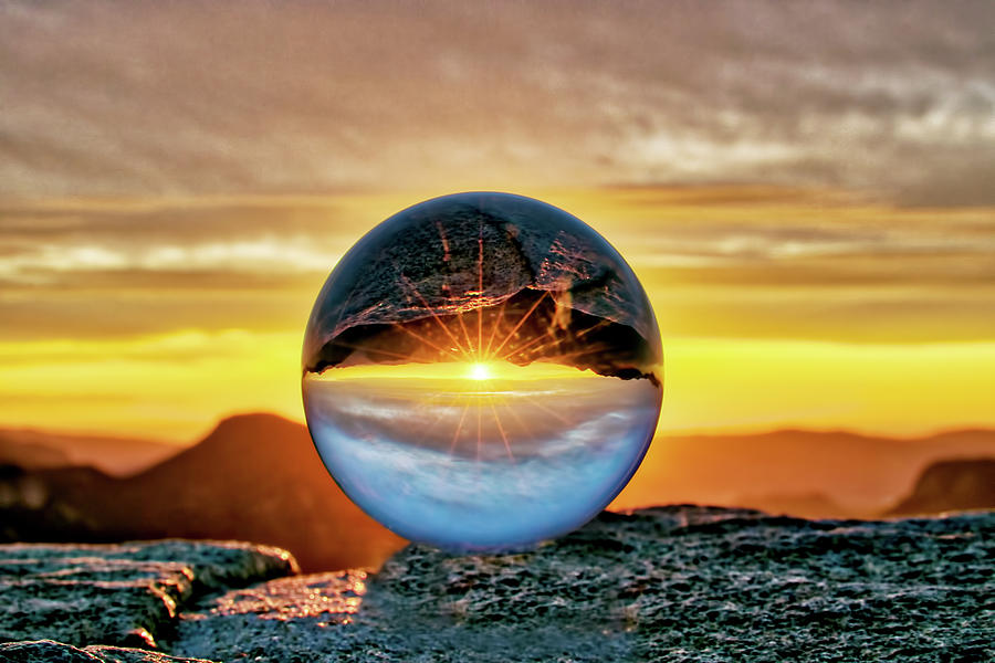 Refracted Sunrise Photograph by Zev Steinhardt