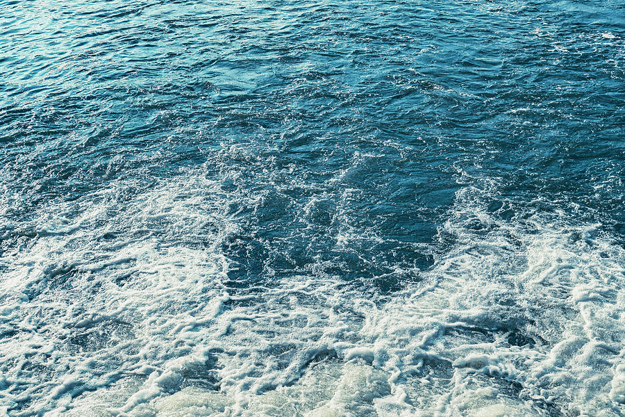 Refreshing Blue Sea Water Photograph by Andreea Eva Herczegh