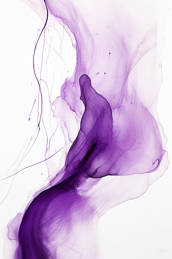 Regal Violet Art Painting by Lourry Legarde