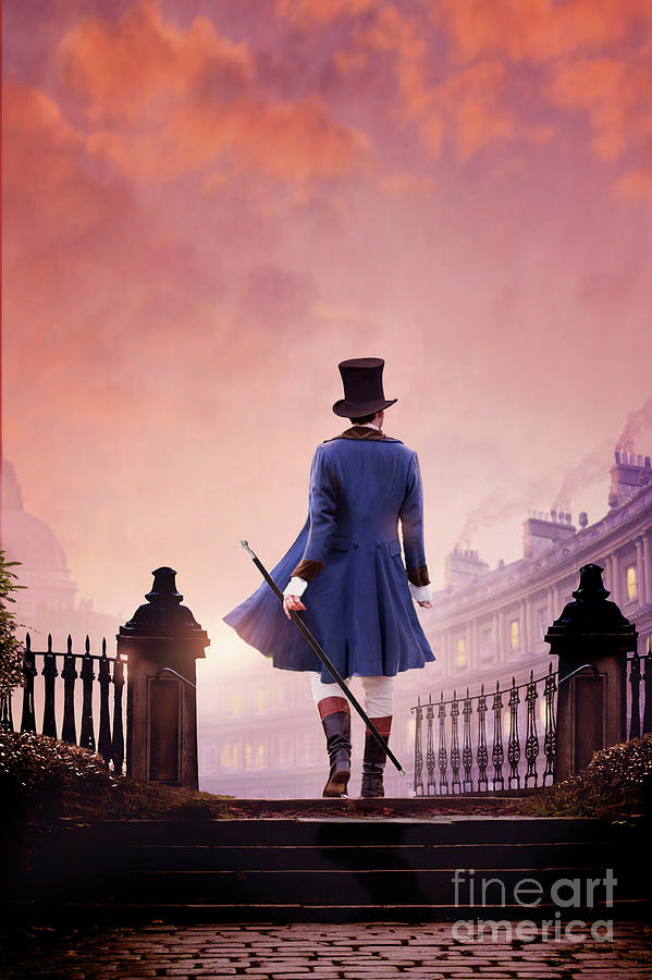 Regency Man At Sunset In The City Photograph by Lee Avison