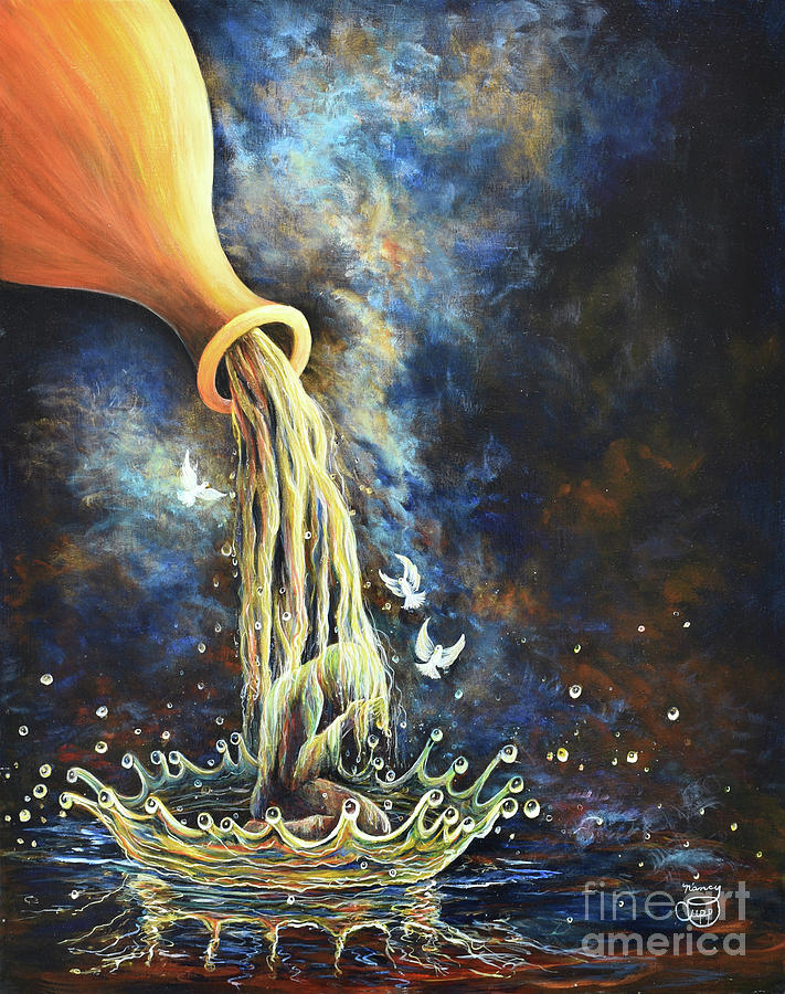 Regeneration Painting by Nancy Cupp