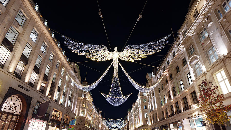 Regent Street Angel White Photograph By Richard Boot - Fine Art America