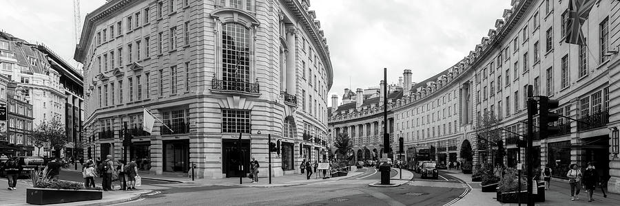 Regent Street London Black and white Photograph by Sonny Ryse