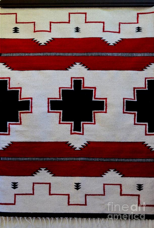 Regional Navajo Rug Photograph by Mary Deal
