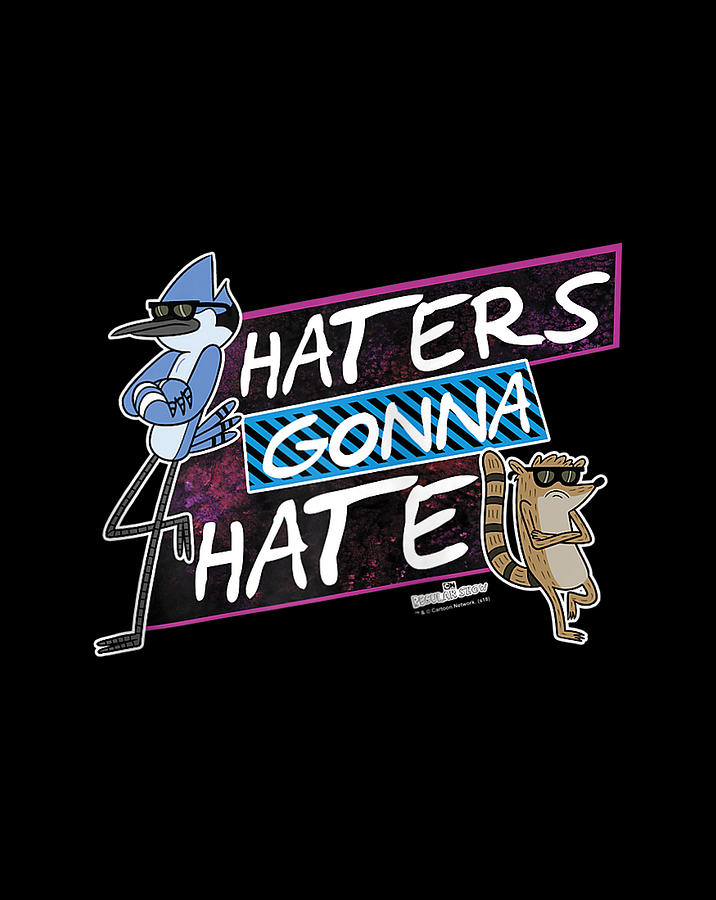 Regular Show Haters Gonna Hate Digital Art by Nguyen Hung
