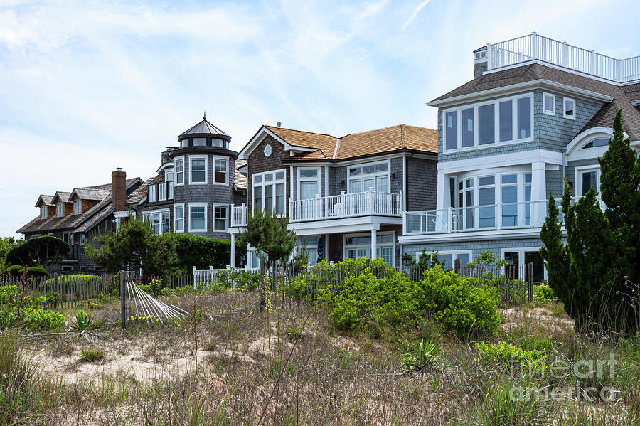 Rehoboth Seaside Homes Photograph by Bob Phillips