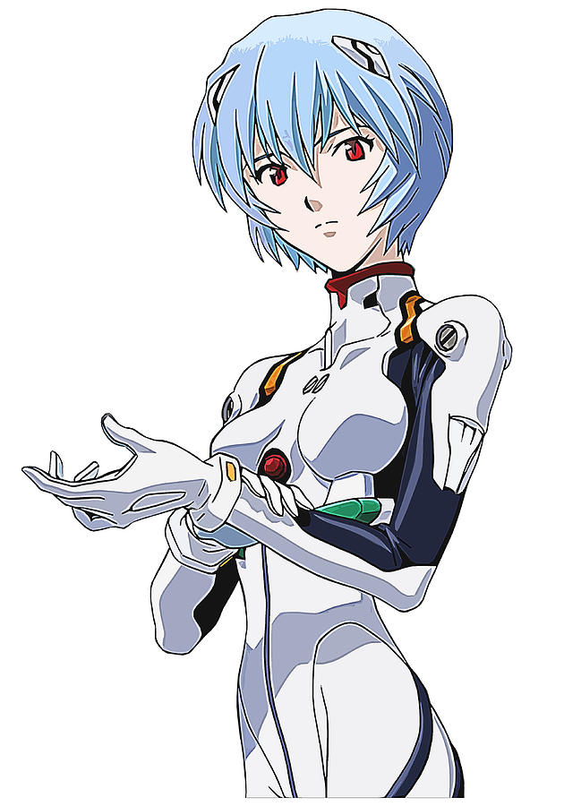 Rei Ayanami Portrait Digital Art By Jacky Cee - Pixels