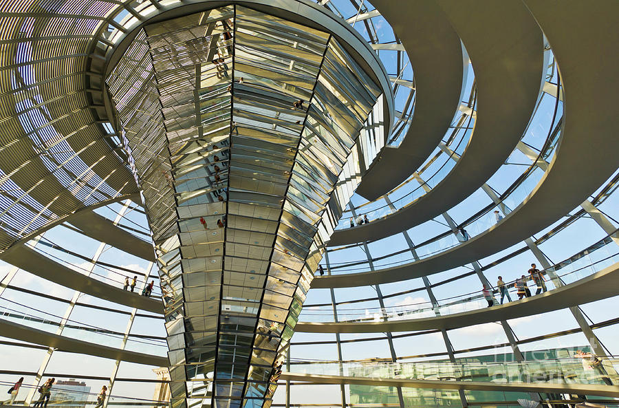 Reichstag glass dome, Berlin, Germany Photograph by Neale And Judith Clark