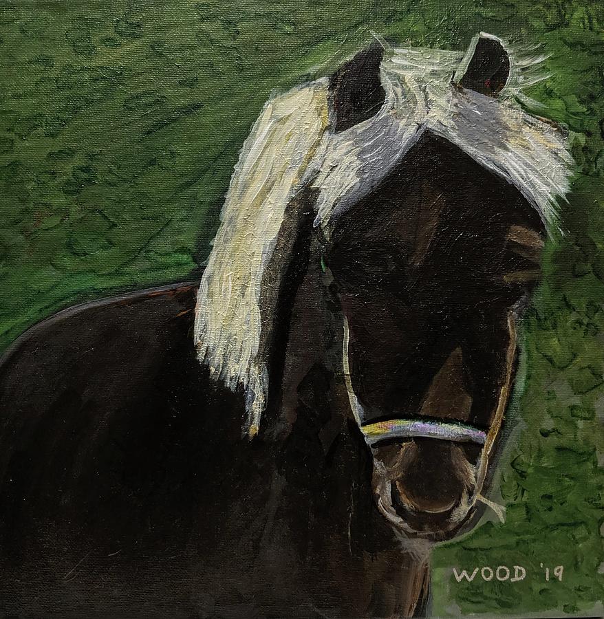 Reiki Horse Mixed Media by Ruth Anne Wood Fine Art America