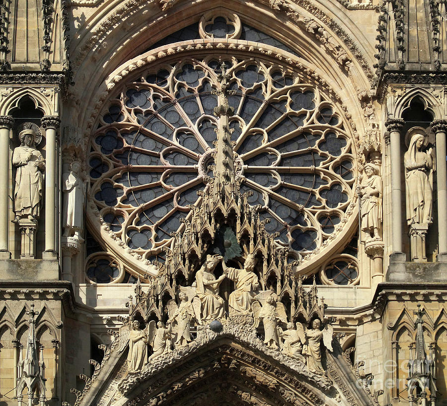 Reims Cathedral France 3 Photograph by Rudi Prott