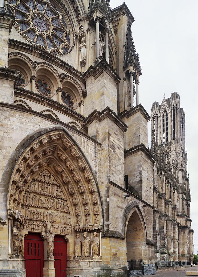 Reims Cathedral France 6 Photograph by Rudi Prott