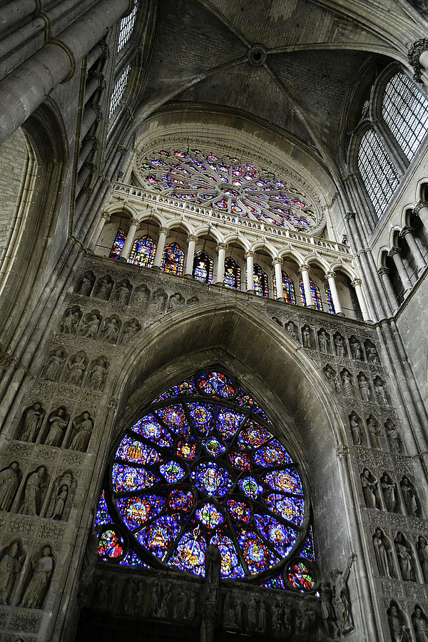Reims Cathedral Inside the Doors Photograph by Nadalyn Larsen