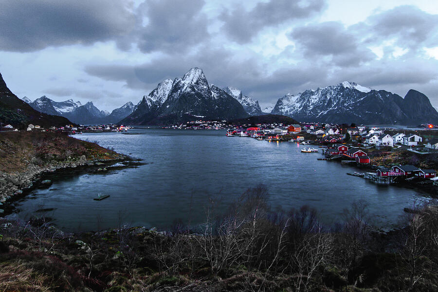 Reine Photograph - Reine Norway Overlook by Norma Brandsberg