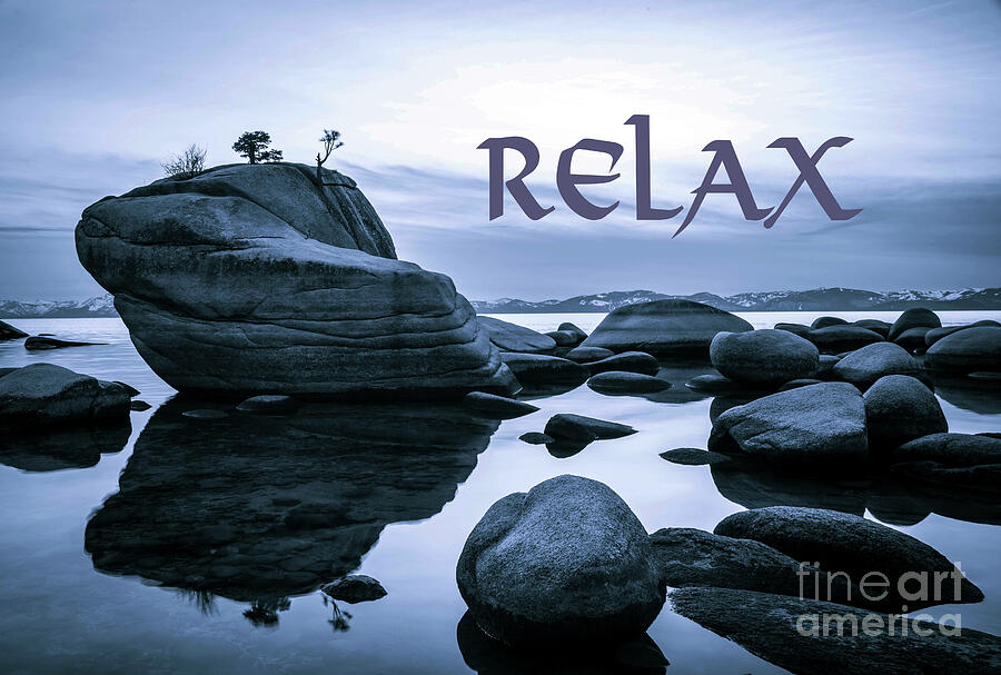 Relax Digital Art by Dr Debra Stewart