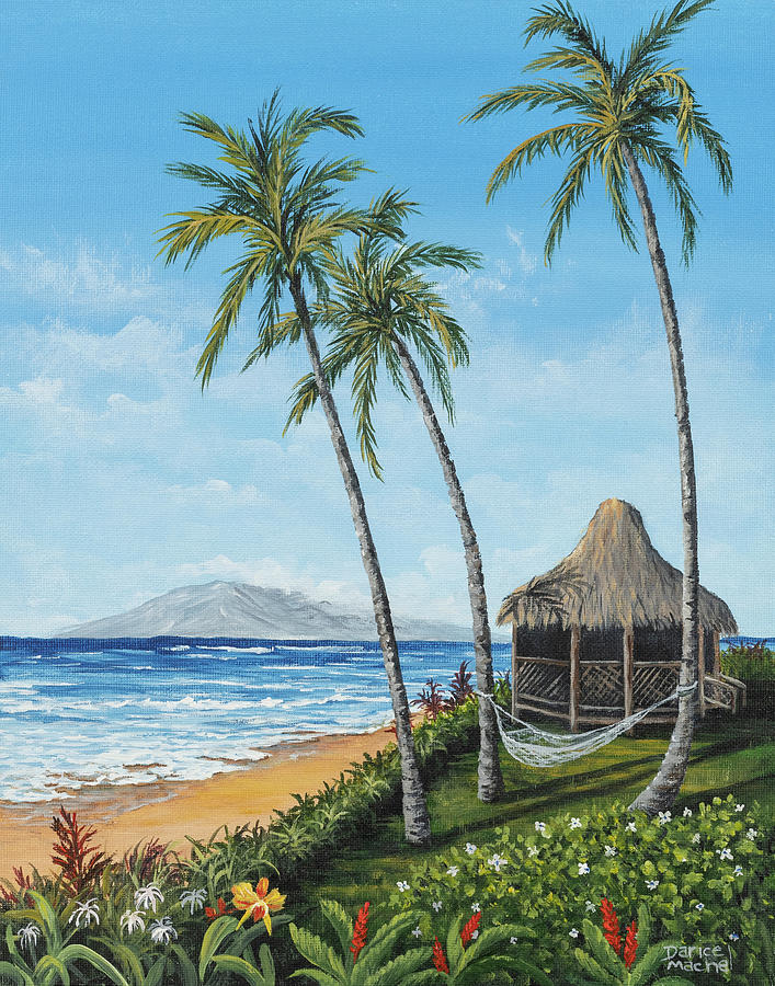 Paradise Painting - Relax Maui Style by Darice Machel McGuire