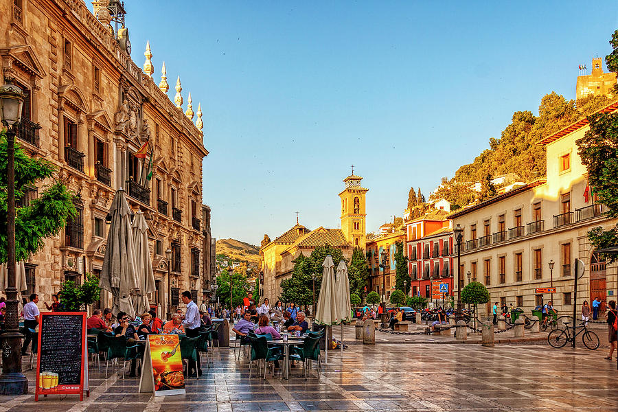 Relaxing afternoon in Granada, Spain Photograph by Tatiana Travelways