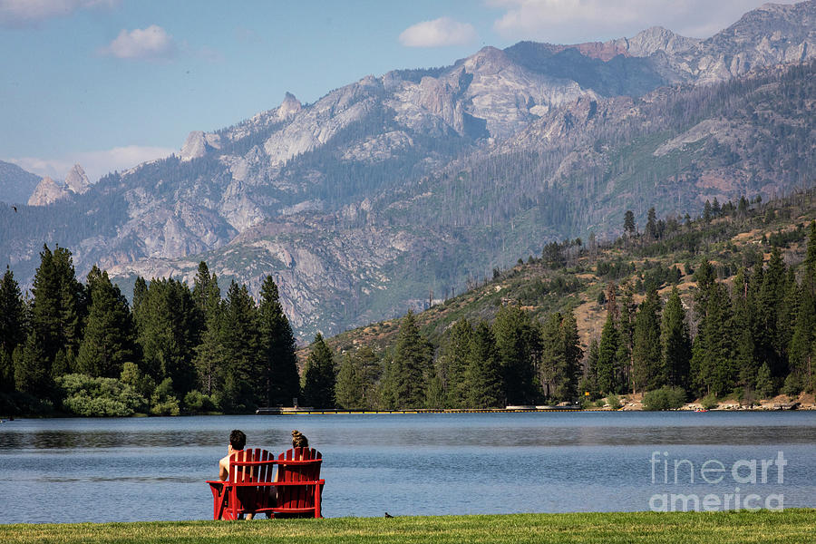 Relaxing at Hume Lake Photograph by Erin Marie Davis