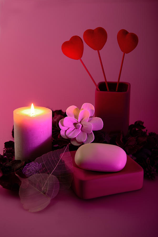 Relaxing candles Photograph by John Snelling