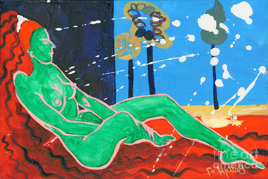 Relaxing no. 1 Painting by Elisabeta Hermann