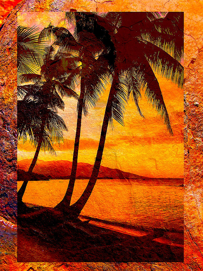 Relaxing Sunset Digital Art by Steven Parker