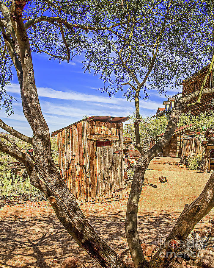 Relief In Sight, Outhouse, Arizona Photograph by Don Schimmel