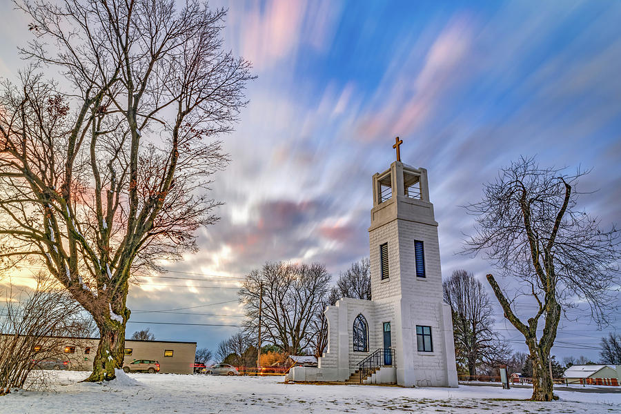 Religious Relic At Sunset In Tontitown Arkansas Photograph by Gregory ...