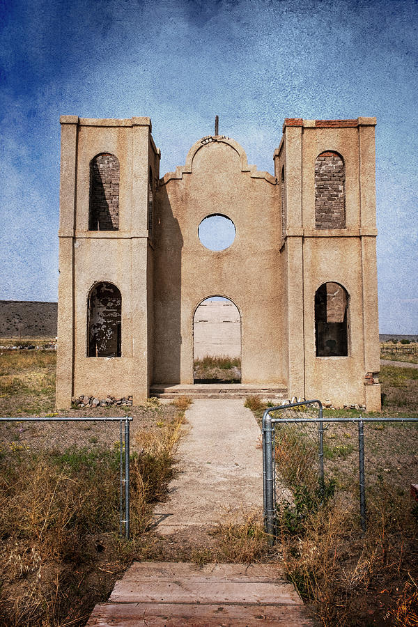 Remains of San Isidro Church in San Luis Valley CO Photograph by Mary Lee Dereske