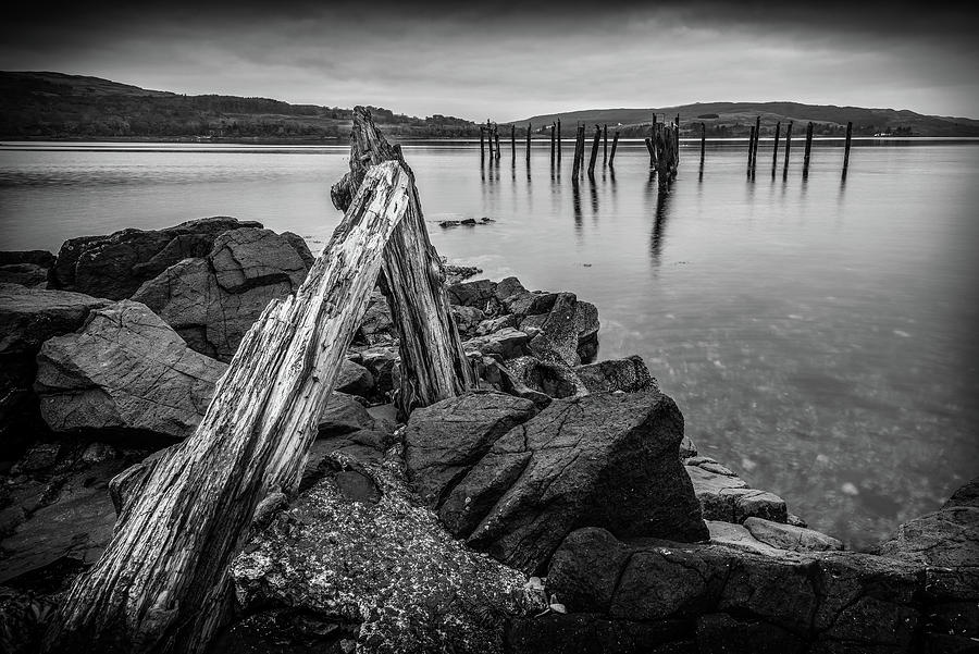 Pier Photograph - Remains of the Pier by Peter OReilly