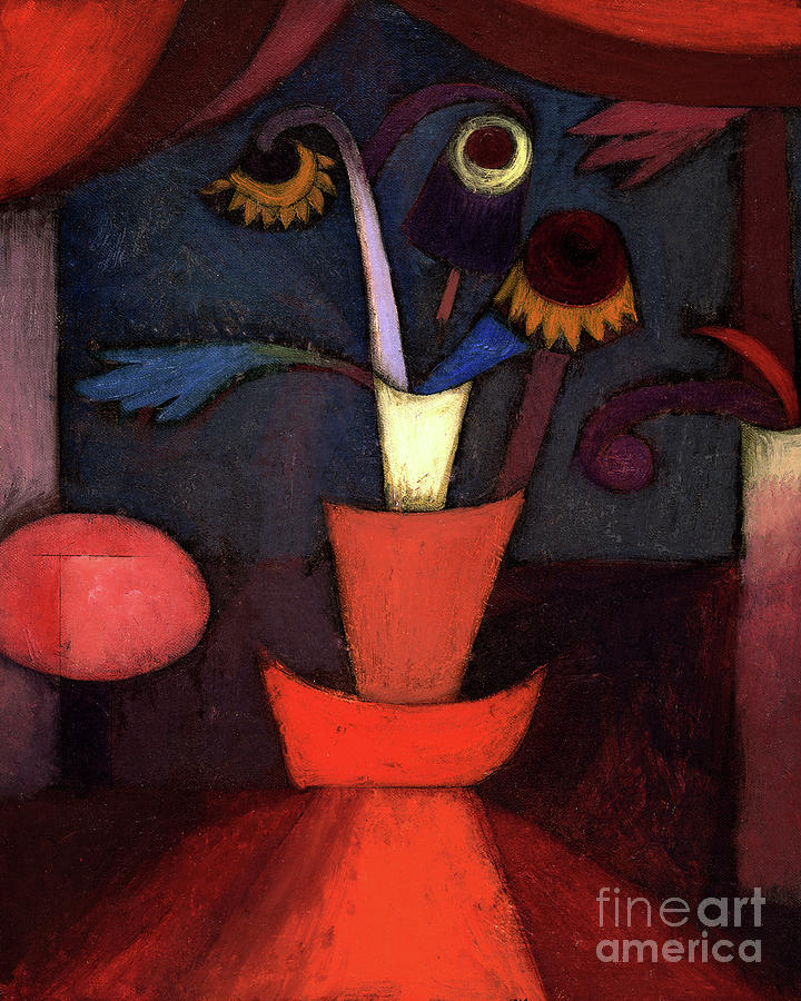 Remastered Art Autumn Flower by Paul Klee 20220707 Painting by - Paul Klee