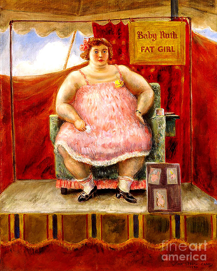 Remastered Art Baby Ruth by John Steuart Curry 20220519 Painting by John Steuart Curry